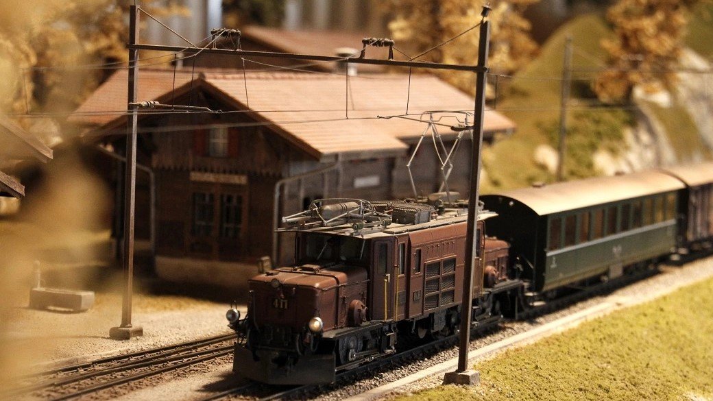 Modellbahn-Werkstatt im Bahnmuseum Albula in Bergün