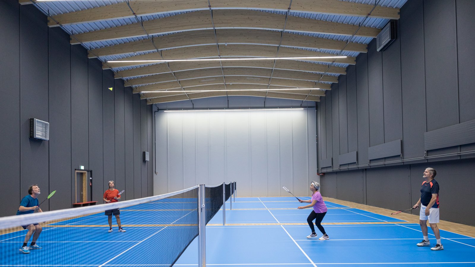 Badmintonhalle im Aranea Klettern und Badminton in Schaffhausen