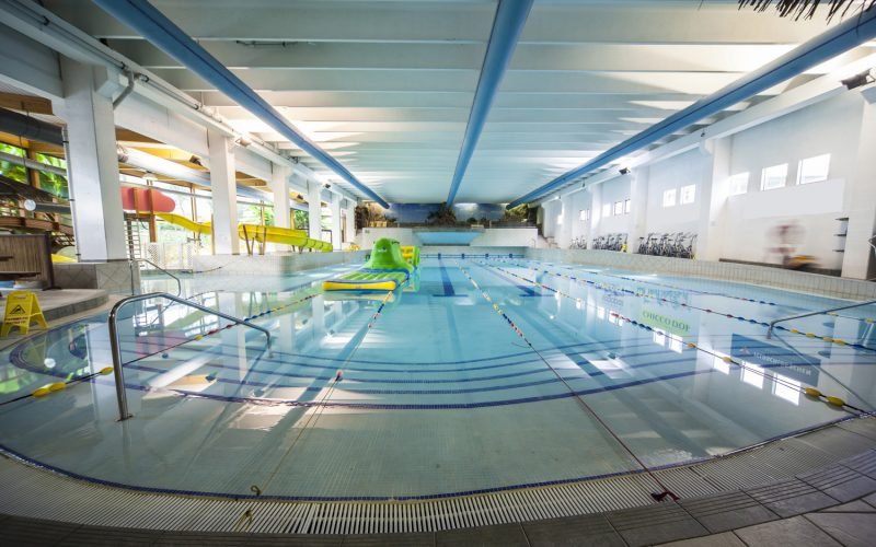 Schwimmbad im California Acquapark in Balerna