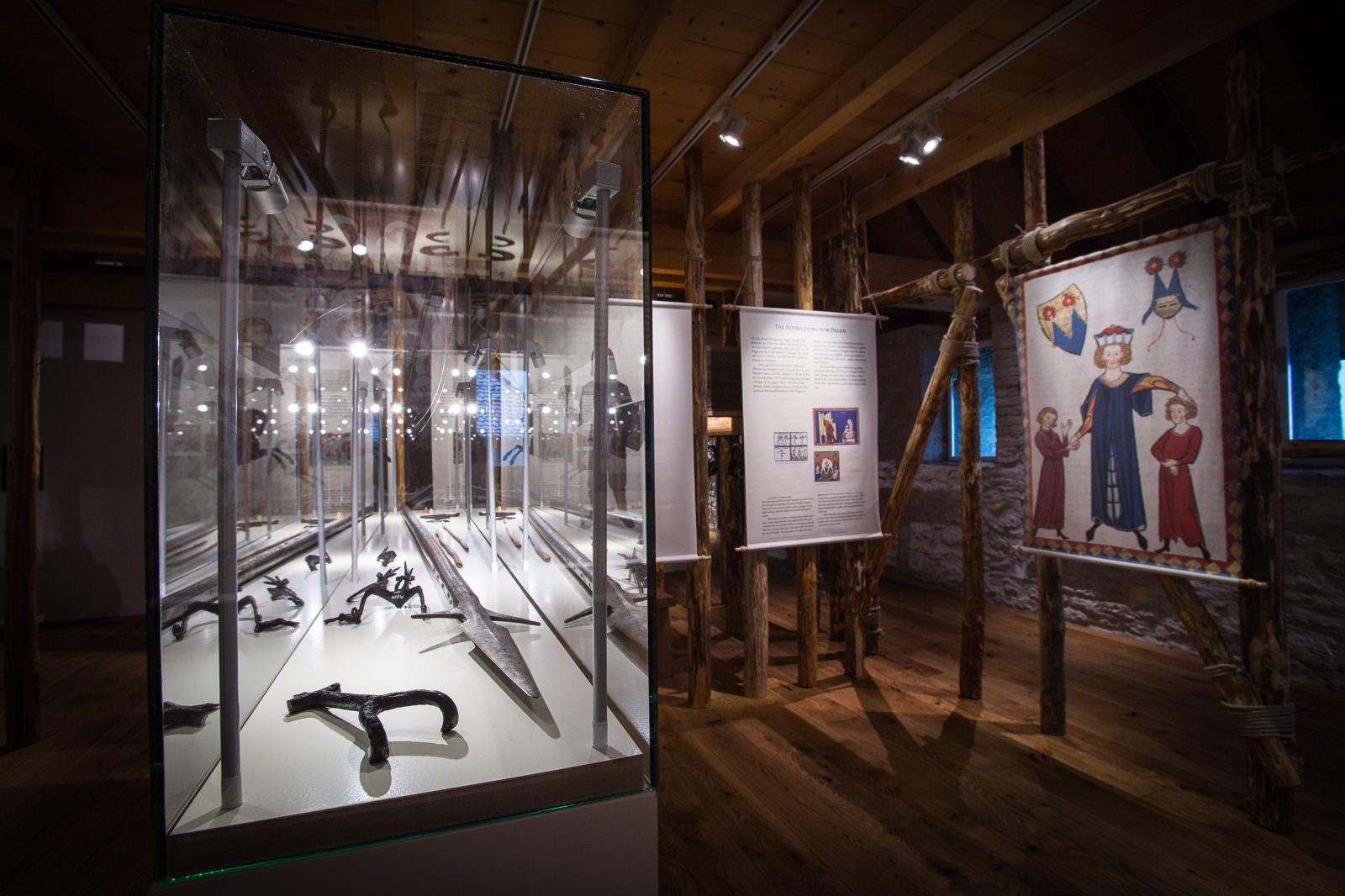 Ausstellung Ritter und Adel im Schloss Lenzburg im Aargau
