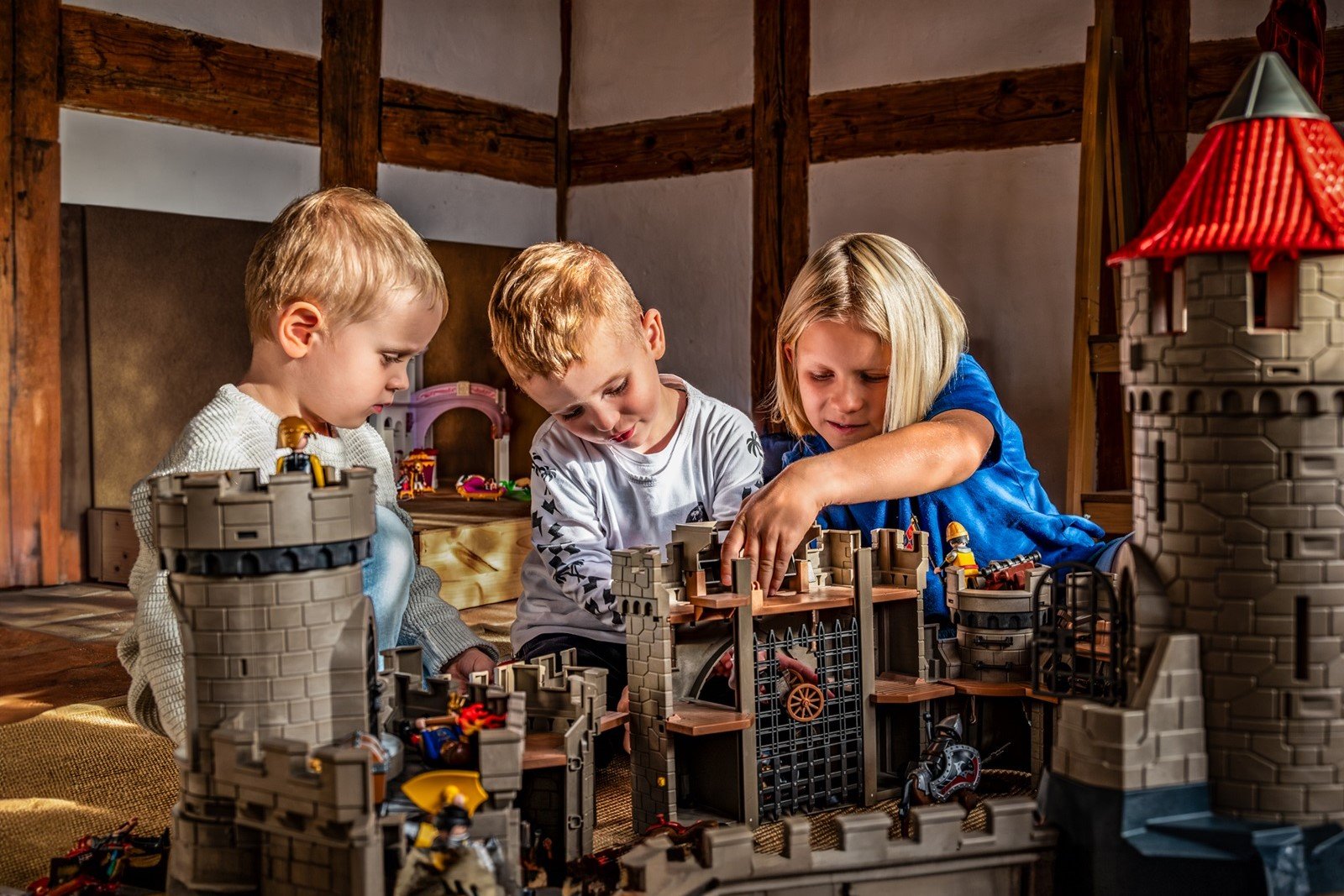 Kinderraum/Atelier im Dachstock © Museum Burg Zug, Heike Witzgall